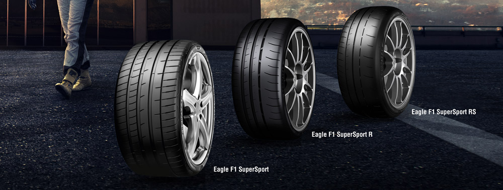 The new Goodyear Eagle F1 SuperSport range