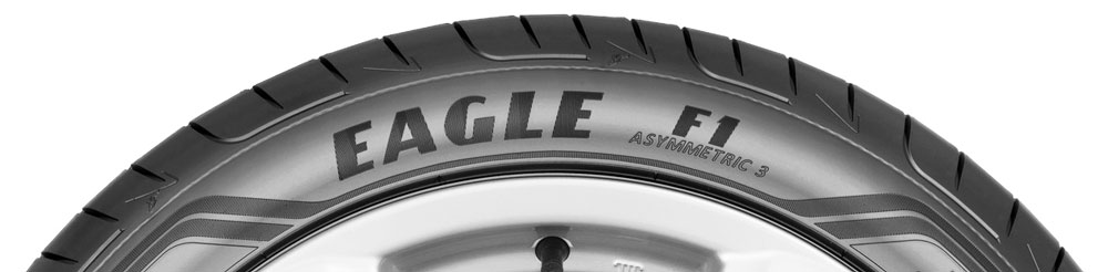 Goodyear Eagle F1 Asymmetric 3 Ausschnitt der Seitenflanke