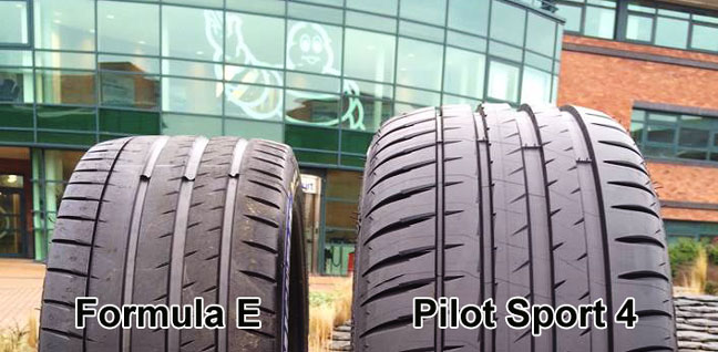 michelin pilot sport 4 vs formula e